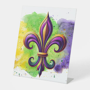 Expositor En L Mardi Gras Fleur de lis