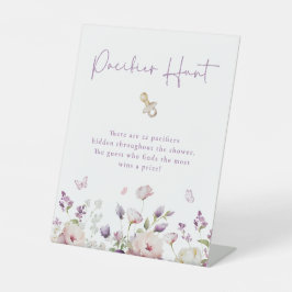 Expositor En L Mariposa Jardín Baby Shower Pacifier Hunt