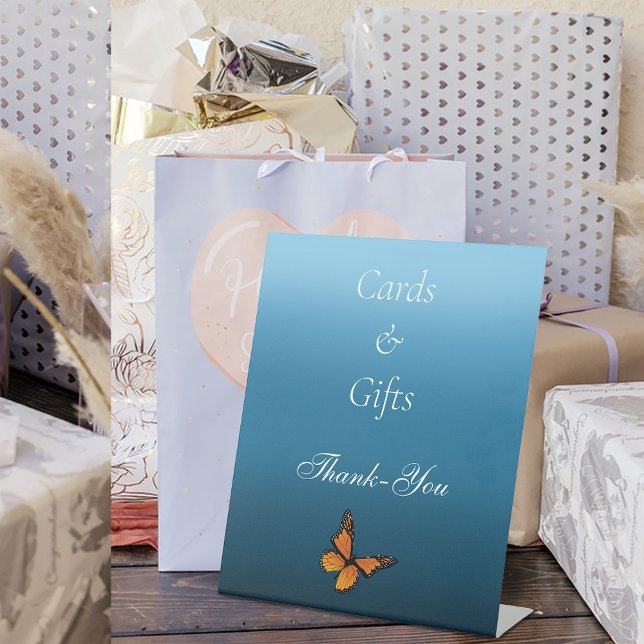 Expositor En L Mariposas monarcas Azul Ombre (Subido por el creador)