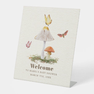 Expositor En L Mariposas Mushroom Woodland Nature Baby Shower P