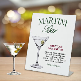 Expositor En L Martini Bar Green & Red Classy