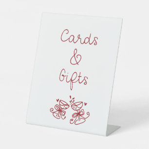 Expositor En L Más tarjetas de ducha de novia y regalos