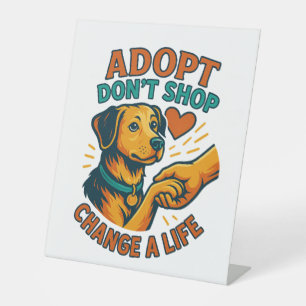 Expositor En L Mascota Adopte Love Tee