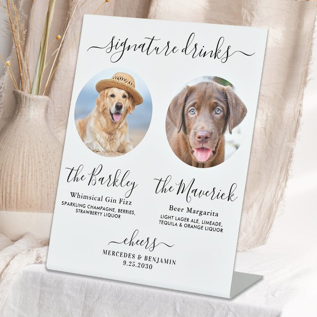 Expositor En L Mascota Boda de perro firma bebe Personalizado bar (Subido por el creador)