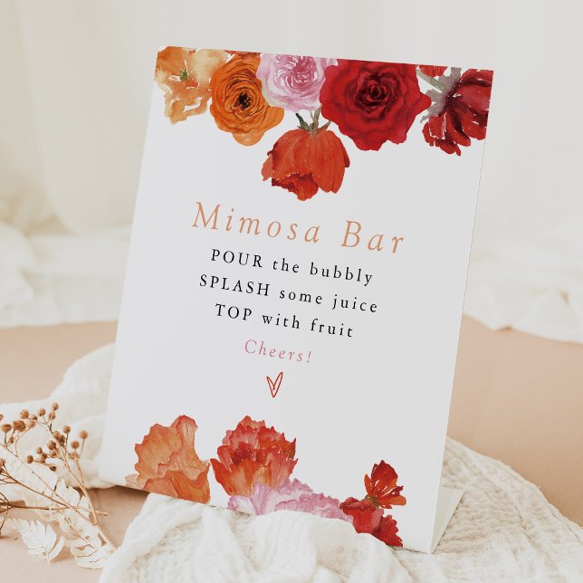 Expositor En L MAX Bright Floral Prosecco Mimosa Bar (Subido por el creador)