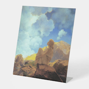 Expositor En L Maxfield Parrish Mañana 1922 Nube Azul Arte Fino