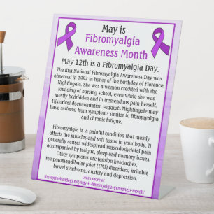 Expositor En L Mayo es mes de concientización de fibromialgia