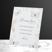 Me Da Mariposas Ducha Bridal Bar Mimosa