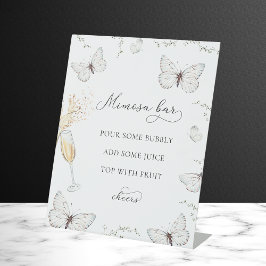 Expositor En L Me Da Mariposas Ducha Bridal Bar Mimosa