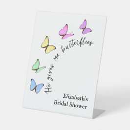 Expositor En L Me Da Una Ducha De Novias Mariposas