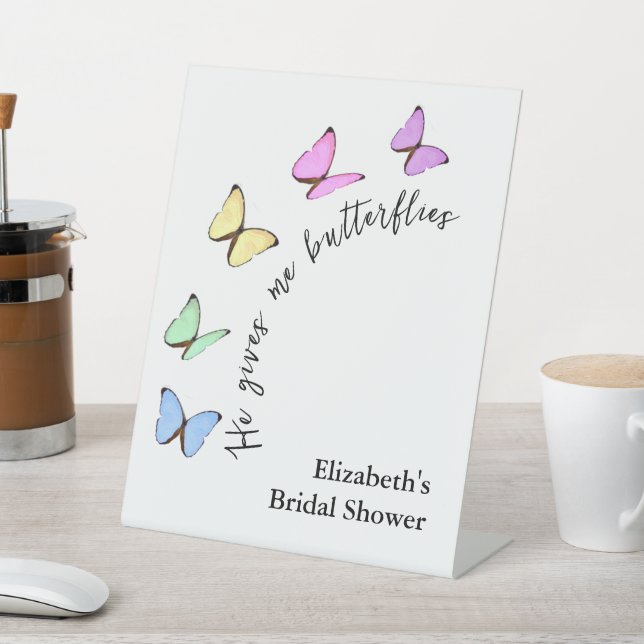 Expositor En L Me Da Una Ducha De Novias Mariposas (In Situ)