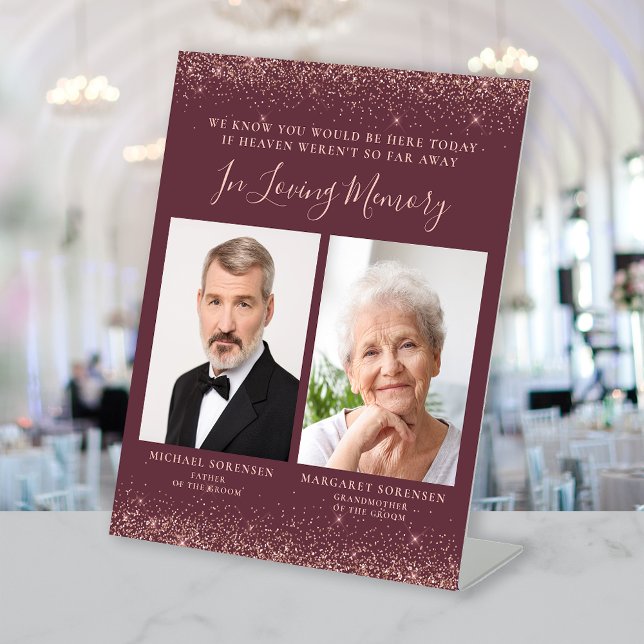 Expositor En L Me encanta la memoria 2 Foto Rosa Borgoña Boda de  (Subido por el creador)