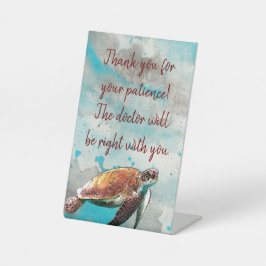 Expositor En L Médica náutico o sala de espera de la clínica vete