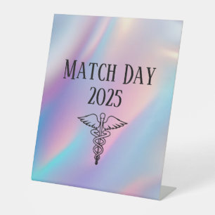 Expositor En L Médico de Residencia Personalizado Happy Match Day