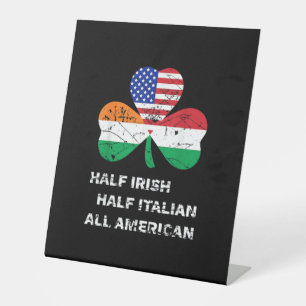 Expositor En L Medio Irlandés Medio Italiano Toda Bandera America