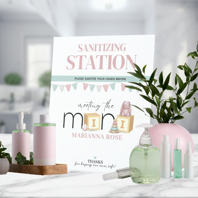 Expositor En L Meet The Mini Pink Sanitizing Station (Subido por el creador)