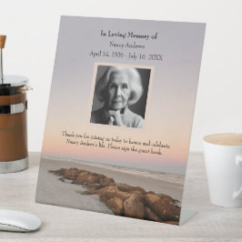 Expositor En L Memorial del funeral de Beach Sunset