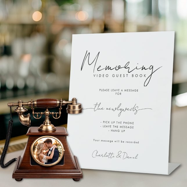 Expositor En L Memoring Guest Book Message Sign (Memoring Guest Book Message Sign)