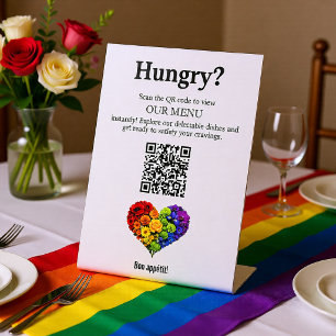 Expositor En L 🌈 Menú con código QR Flourish Together