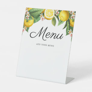 Expositor En L Menú de Baby Shower Little Cutie