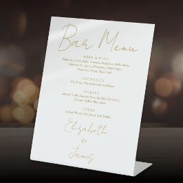 Expositor En L Menú de barra de guiones Minimalistas modernos dor