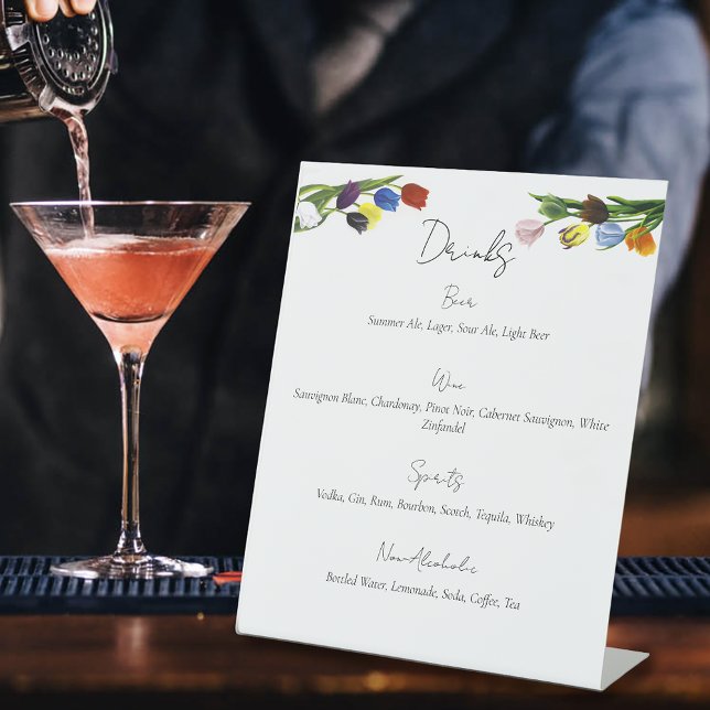 Expositor En L Menú de bebidas LGBTQ más Tulips Flowes (Subido por el creador)