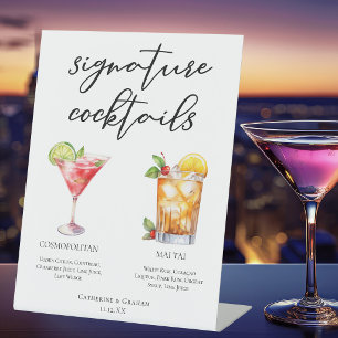 Expositor En L Menú de cócteles_signature Cosmopolitan Mai Tai