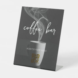 Expositor En L Menú digital de código QR