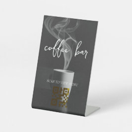 Expositor En L Menú digital de código QR