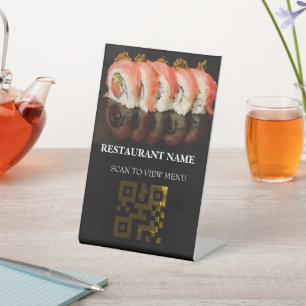 Expositor En L Menú digital de código QR para restaurantes