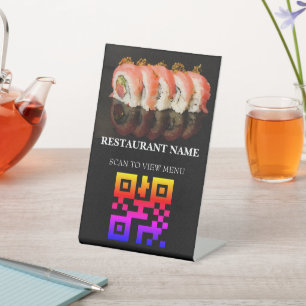 Expositor En L Menú digital de código QR para restaurantes