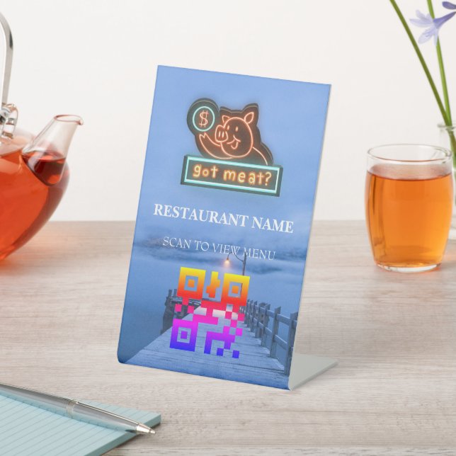 Expositor En L Menú digital de código QR para restaurantes (In Situ)