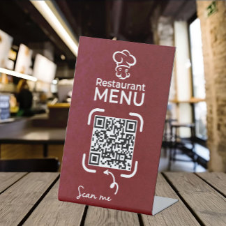 Expositor En L Menús de código QR para restaurantes sin contacto