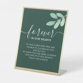 Expositor En L Mesa conmemorativa Rótulo Pedestal