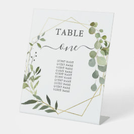 Expositor En L Mesa de asiento de verde boda