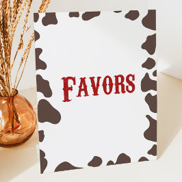 Expositor En L Mesa de Cowboy Rodeo Western Party Favorece