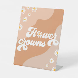 Expositor En L Mesa de decoraciones de Boho Daisy de Groovy Birth