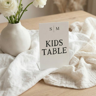 Expositor En L Mesa de niños boda blanca