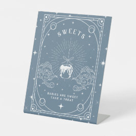 Expositor En L Mesa de postre dulce Baby Shower azul