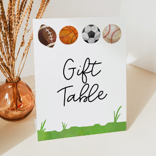 Expositor En L Mesa de Regalo de Béisbol de Fútbol Deportivo