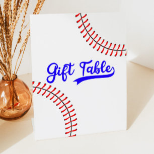 Expositor En L Mesa de regalo de Fiesta azul rojo para deportes d