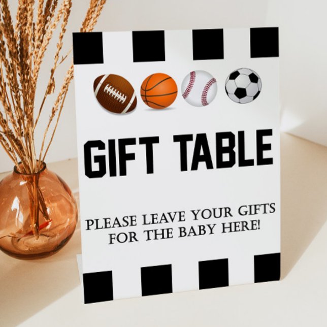 Expositor En L Mesa de regalo temática deportiva Rótulo peatonal (Subido por el creador)