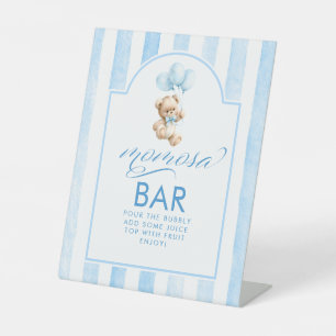 Expositor En L Mesa de regalos de bebé con osito de peluche y ray