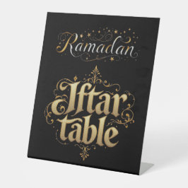 Expositor En L Mesa Iftar de Ramadán