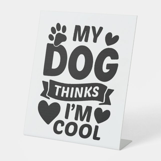 Expositor En L Mi perro piensa que soy Guay (Anverso)