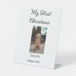 Expositor En L Mi primera Navidad añadir mascota nombre gato año