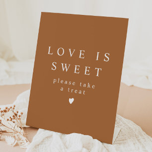 Expositor En L MIA Boho Terracotta Love is Sweet Take a Tret
