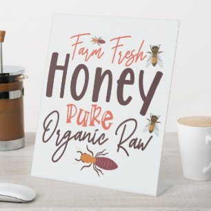 Expositor En L Miel Cruda Orgánica Pura Fresca De Granja - Abeja