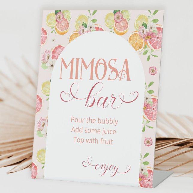 Expositor En L Mimosa Bar Bridal Shower Brunch (Subido por el creador)