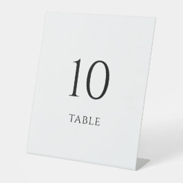 Expositor En L Minimalist Wedding Table Numbers